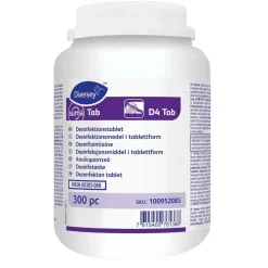 Desinfektion Tabs Suma Tab D4 med Aktivt klor Fødevaregodkendt til overflader - 4 ds x 300 stk/krt