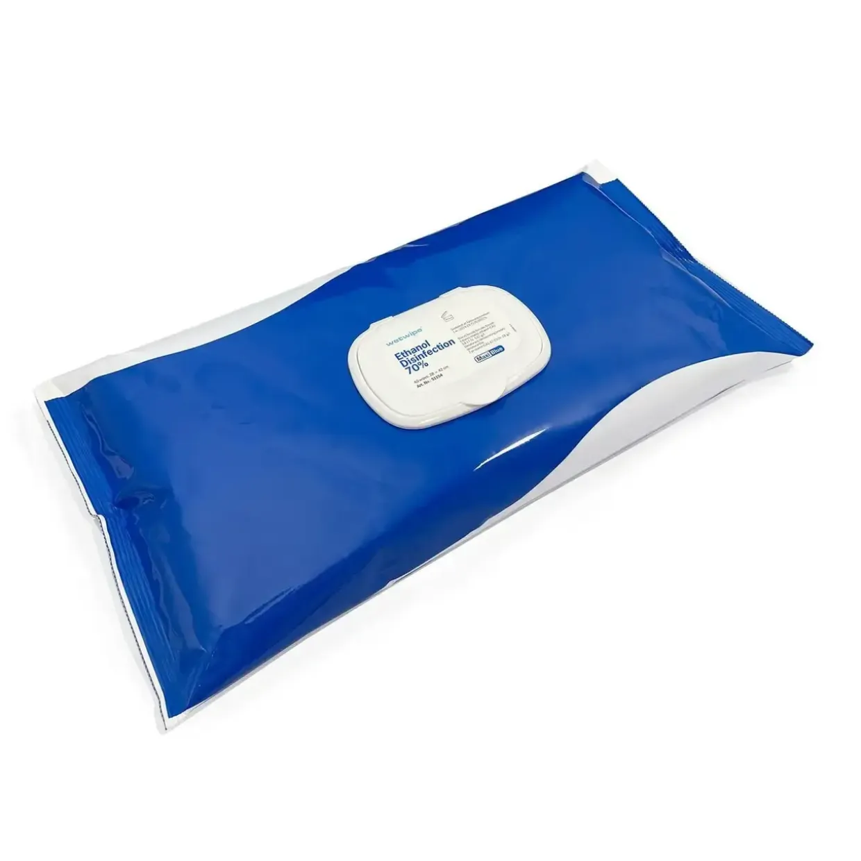 Desinfektion Wet Wipe fødevaregodkendt engangswipes med 70 % Ethanol 40 stk - 6 pk x 40 stk/krt