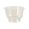 Dessertbæger på fod 200ml Ø95xH61mm PS klar - 24 ps x 25 stk/krt