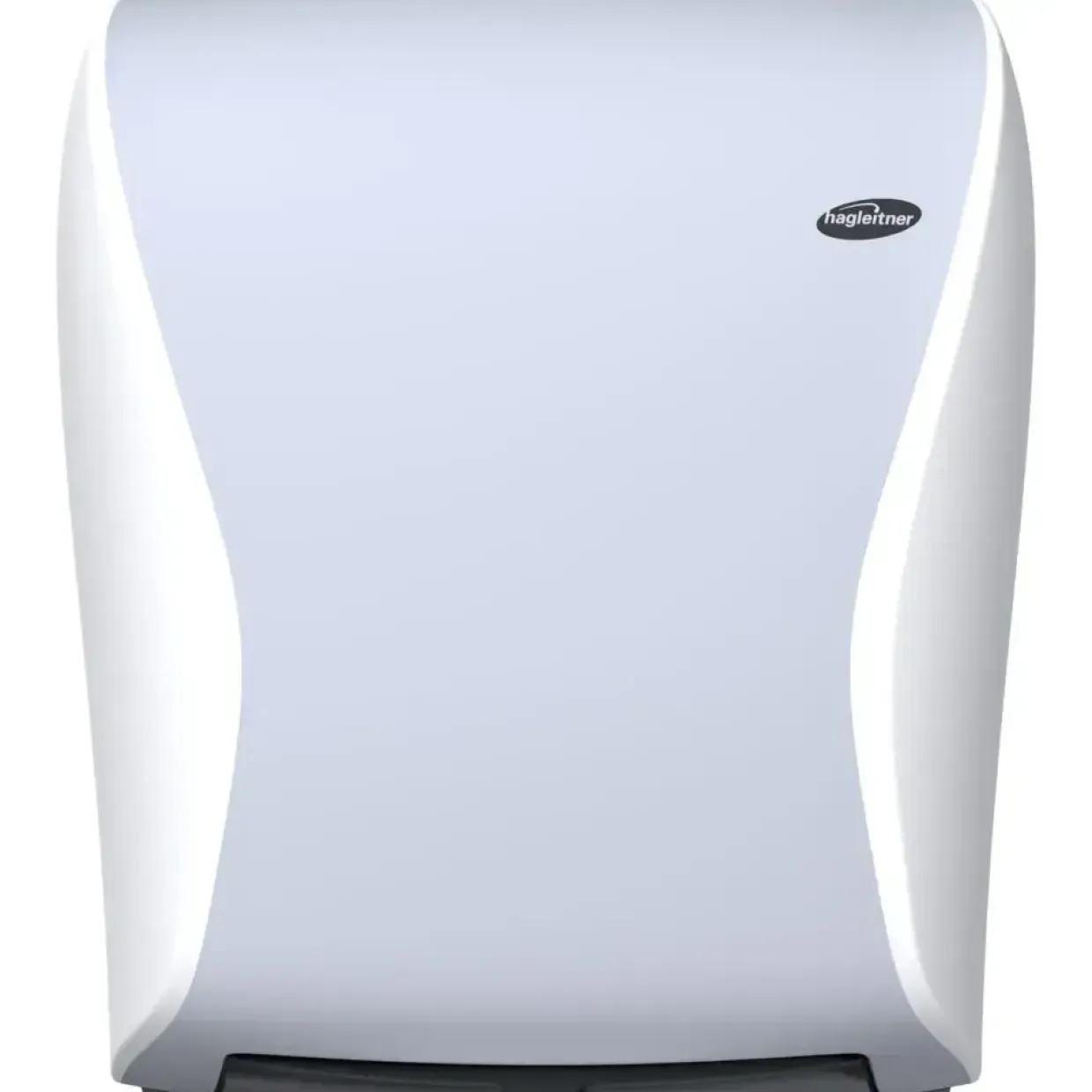 Dispenser, Hagleitner, 14,9x33,6x39,5cm, hvid, plast, til håndklædeark, analog