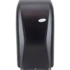 Dispenser, Hagleitner, 16,3x1,5x32,6cm, sort, plast, til 2 ruller toiletpapir, hybrid