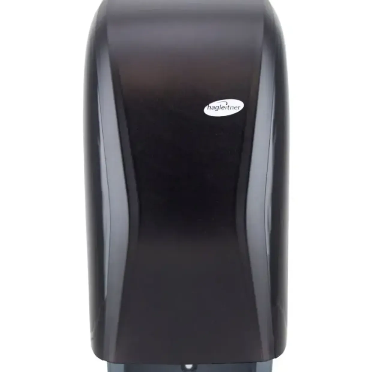 Dispenser, Hagleitner, 16,3x1,5x32,6cm, sort, plast, til 2 ruller toiletpapir, hybrid