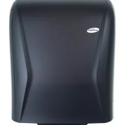 Dispenser, Hagleitner, 22,9x33,3x42,1cm, sort, plast, til håndklæderuller, hybrid