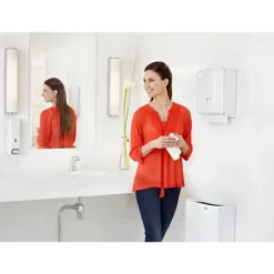Dispenser, Katrin 988113, Dispenser til håndklædeark nonstop hvid, Maxi, 13,2x27,5x33cm