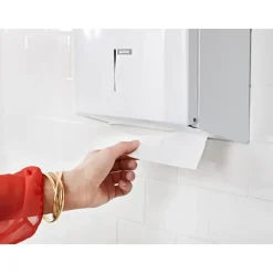 Dispenser, Katrin 988113, Dispenser til håndklædeark nonstop hvid, Maxi, 13,2x27,5x33cm