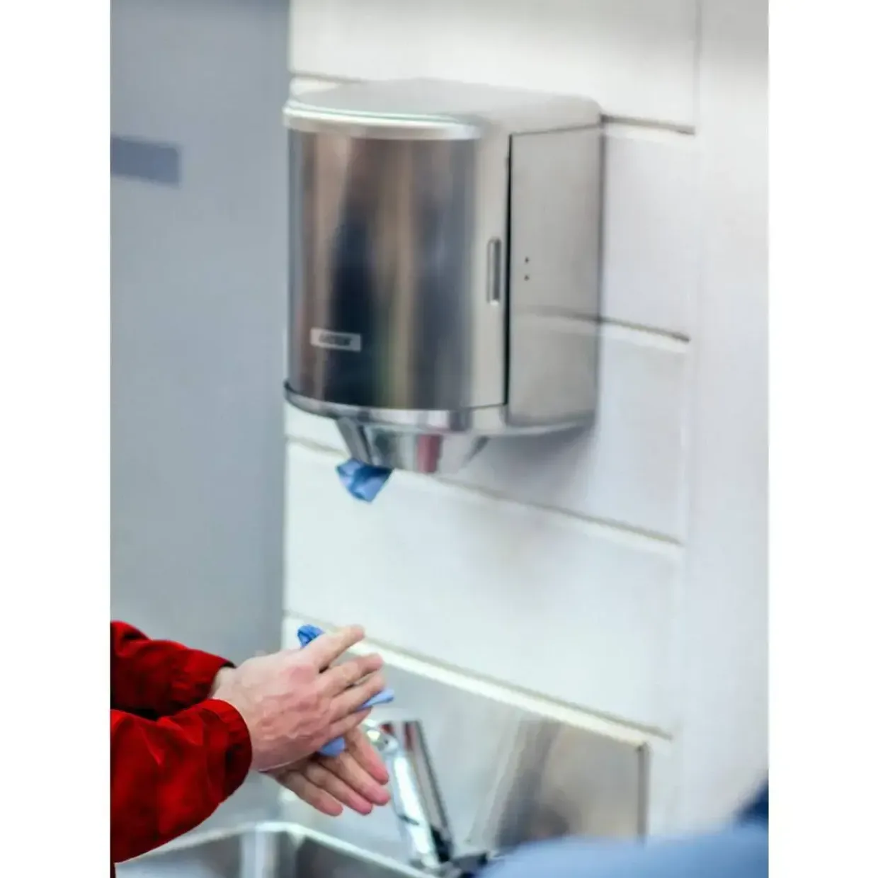 Dispenser, Katrin 993100, til midi håndklæderuller, stålgrå, midi,