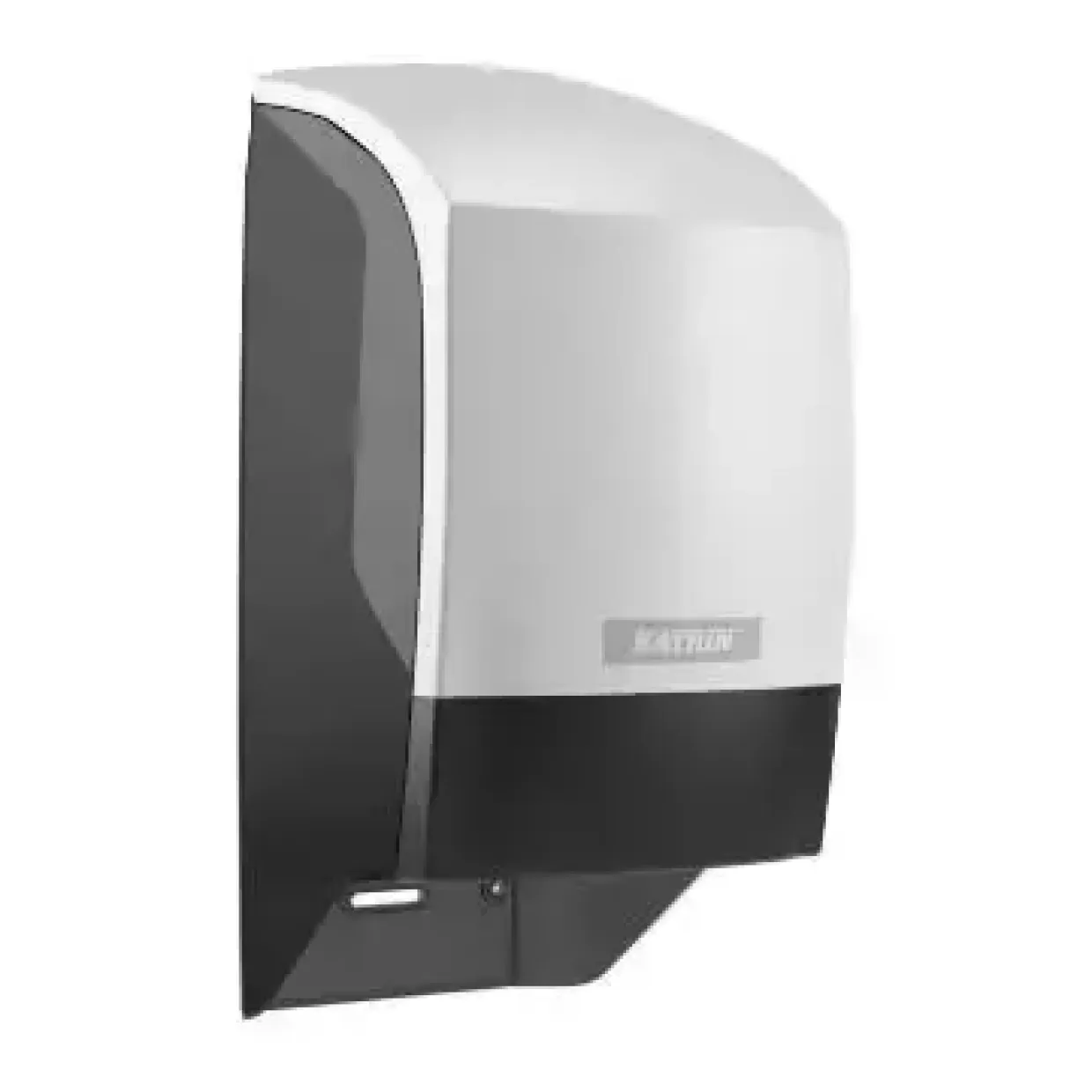 Dispenser, Katrin, Toiletpapir, System, L17.2xB15.2xH31.2cm, Plast, Hvid, til 2 ruller