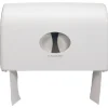 Dispenser, Kimberly-Clark Aquarius, Mini, hvid, plast, til 2 ruller mini jumboruller - 1 stk