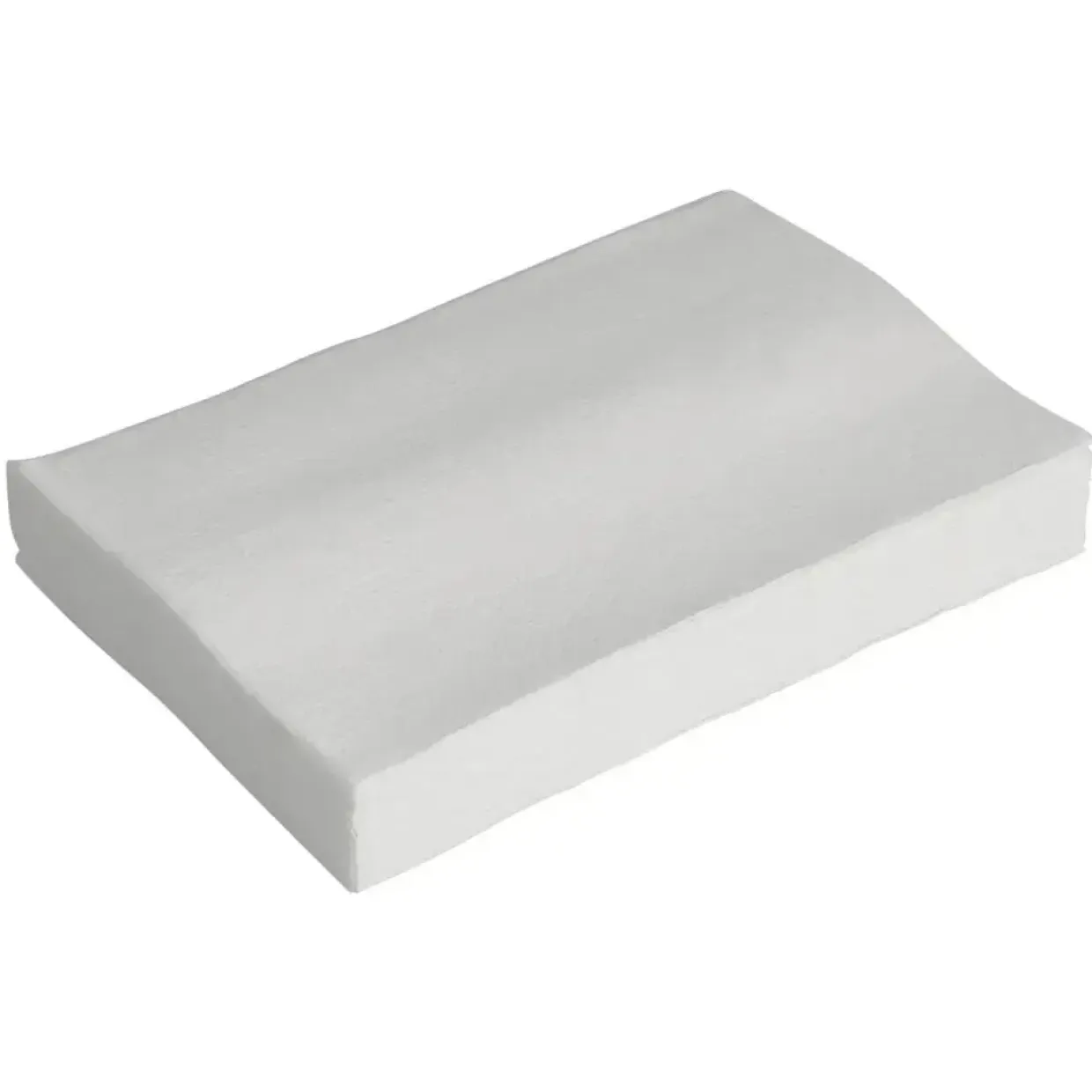 Dispenserserviet - 2-lags - Interfold - 21,5 x 16 cm - Hvid - Nyfiber - Til N4 - 8000 stk