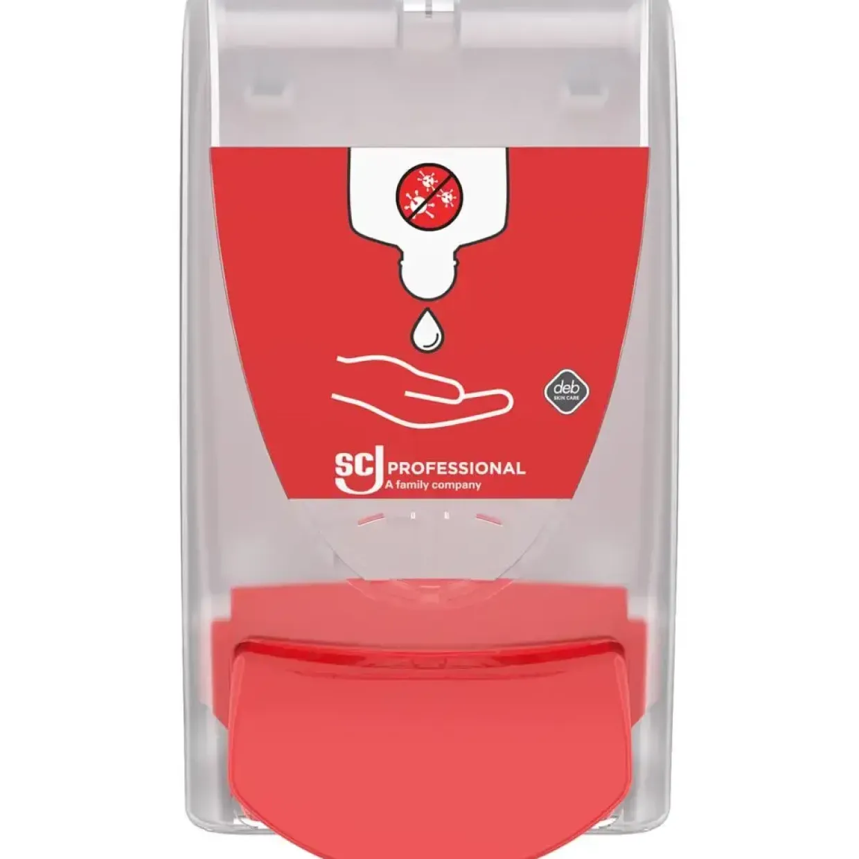 Dispenser til hånddesinfektion SCJ Professional 1000 ml hvid 0,7 ml pr. dosering