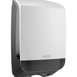 Dispenser til håndklædeark, Katrin 77410, Midi 14,6x30,1x45cm hvid plast