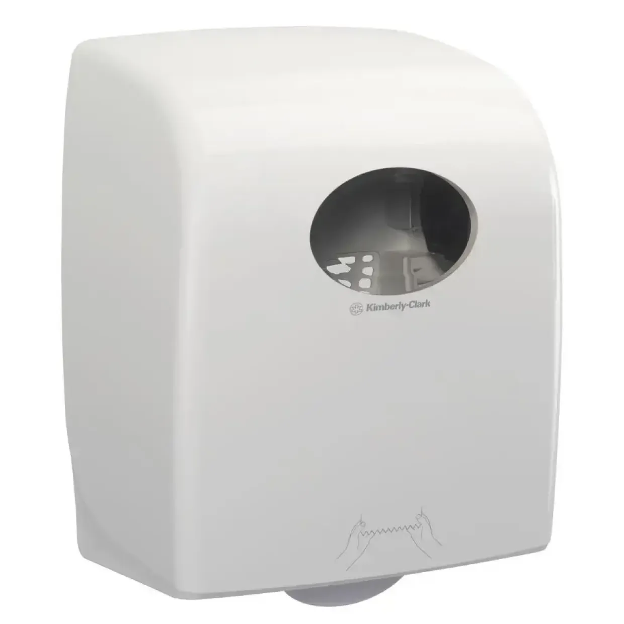Dispenser til håndklæderuller – Kimberly Clark – Hvid