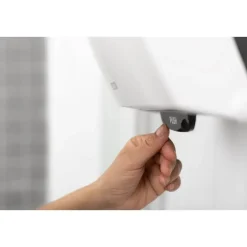 Dispenser til håndklæderuller, Katrin 82094, 21,6x32,2x39,7cm hvid plast
