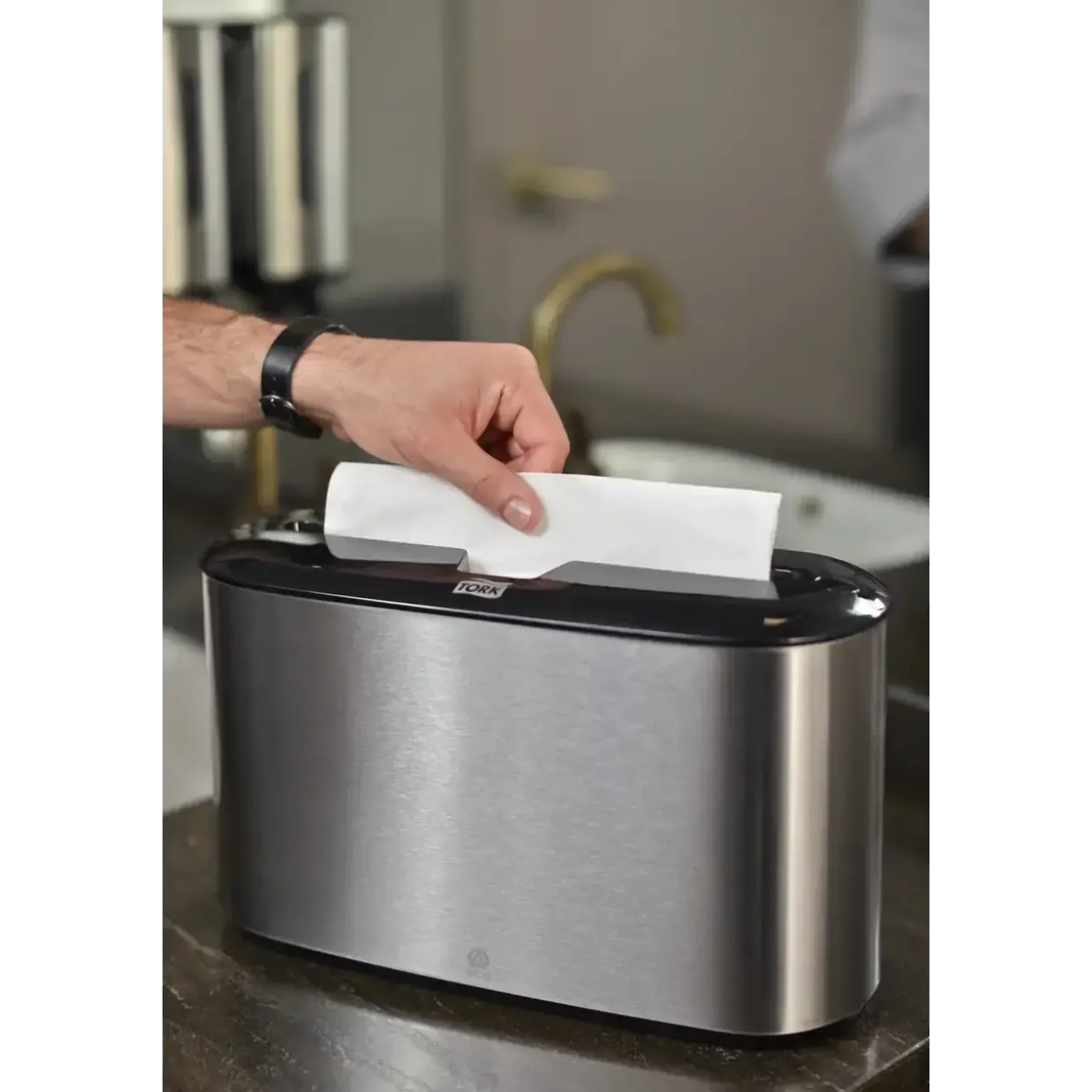 Dispenser Tork H2 460005 stål