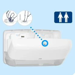 Dispenser Tork 555500 til 2 ruller mini jumbo toiletruller mini
