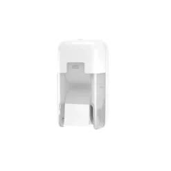 Dispenser, Tork 558041, T7, 17,1x32,3x17,4cm, hvid, plast, til 2 ruller toiletpapir