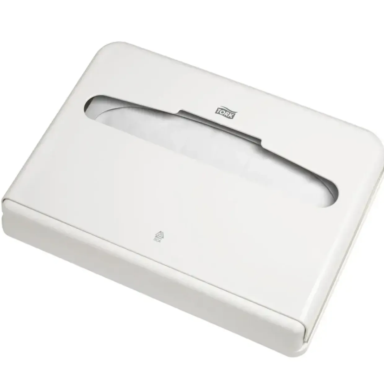 Dispenser, Tork 344080, V1, 5,8x42,3x31,5cm, hvid, plast, til toiletsædepapir