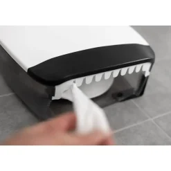Dispenser t/toiletpapir, Katrin 82148, Inc Gigant L plast hvid