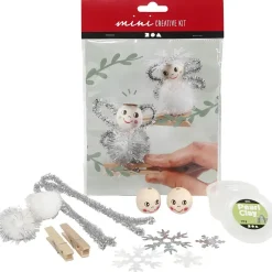 DIY julepynt kreativt minikit - engle 1sæt