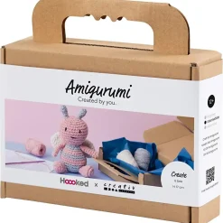 DIY Kit Amigurumi, Honningbi, pastelfarver, 1 pk.