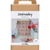DIY Kit Broderi, ophæng, hør, 1 pk.