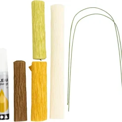 DIY Kit Crepepapir Magnoliagren Stræk crepe: 180% 105 g