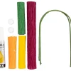 DIY Kit Crepepapir Valmuer Stræk crepe: 180% 105 g