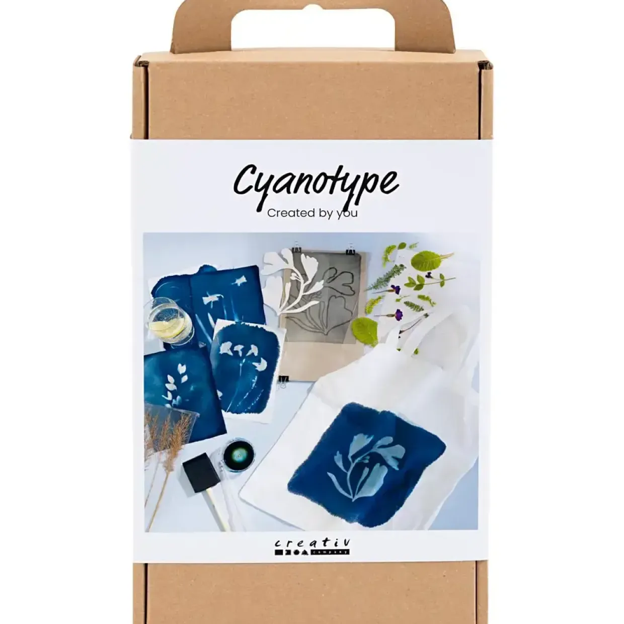 DIY Kit Cyanotypi, Tekstil, blå - 1 pk