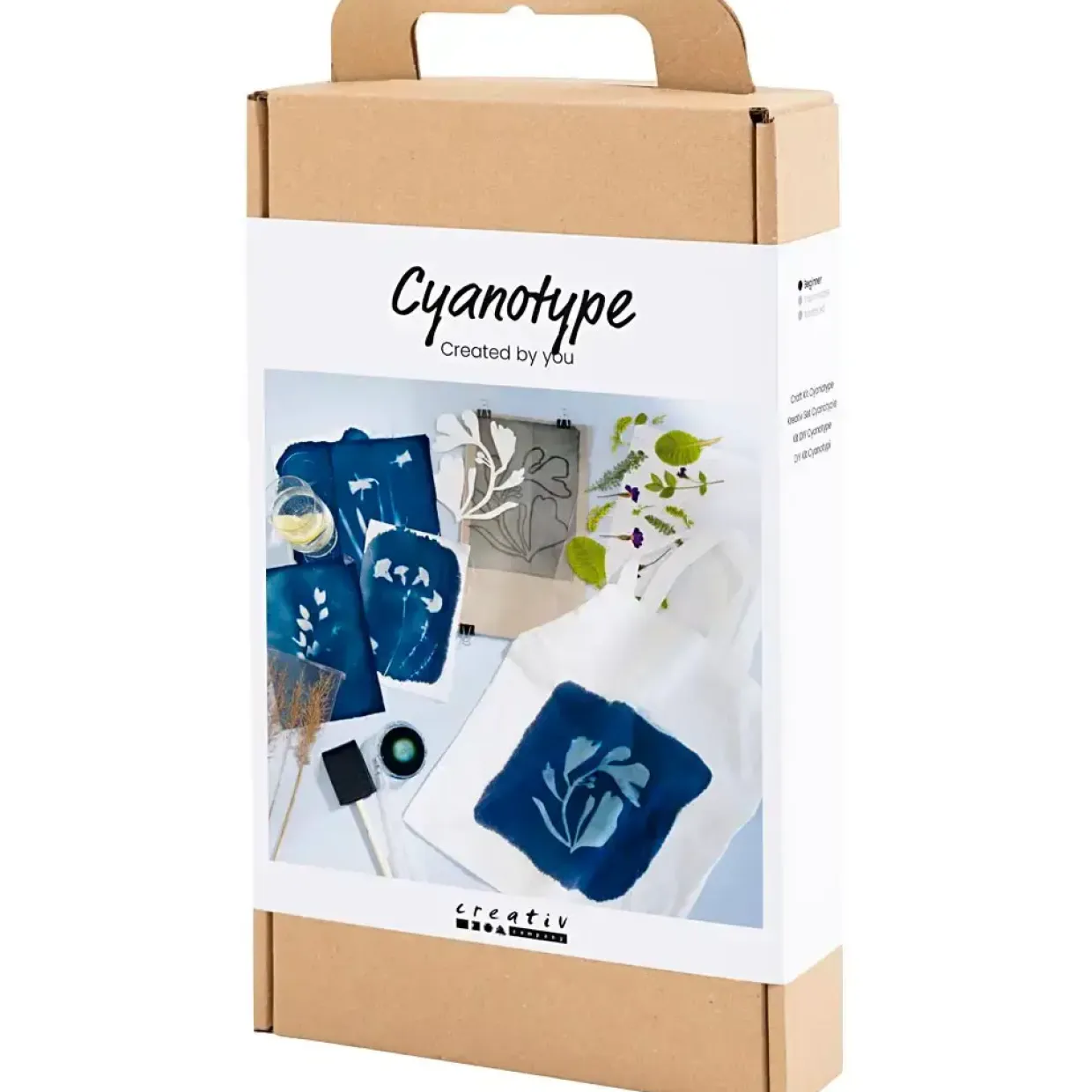 DIY Kit Cyanotypi, Tekstil, blå - 1 pk