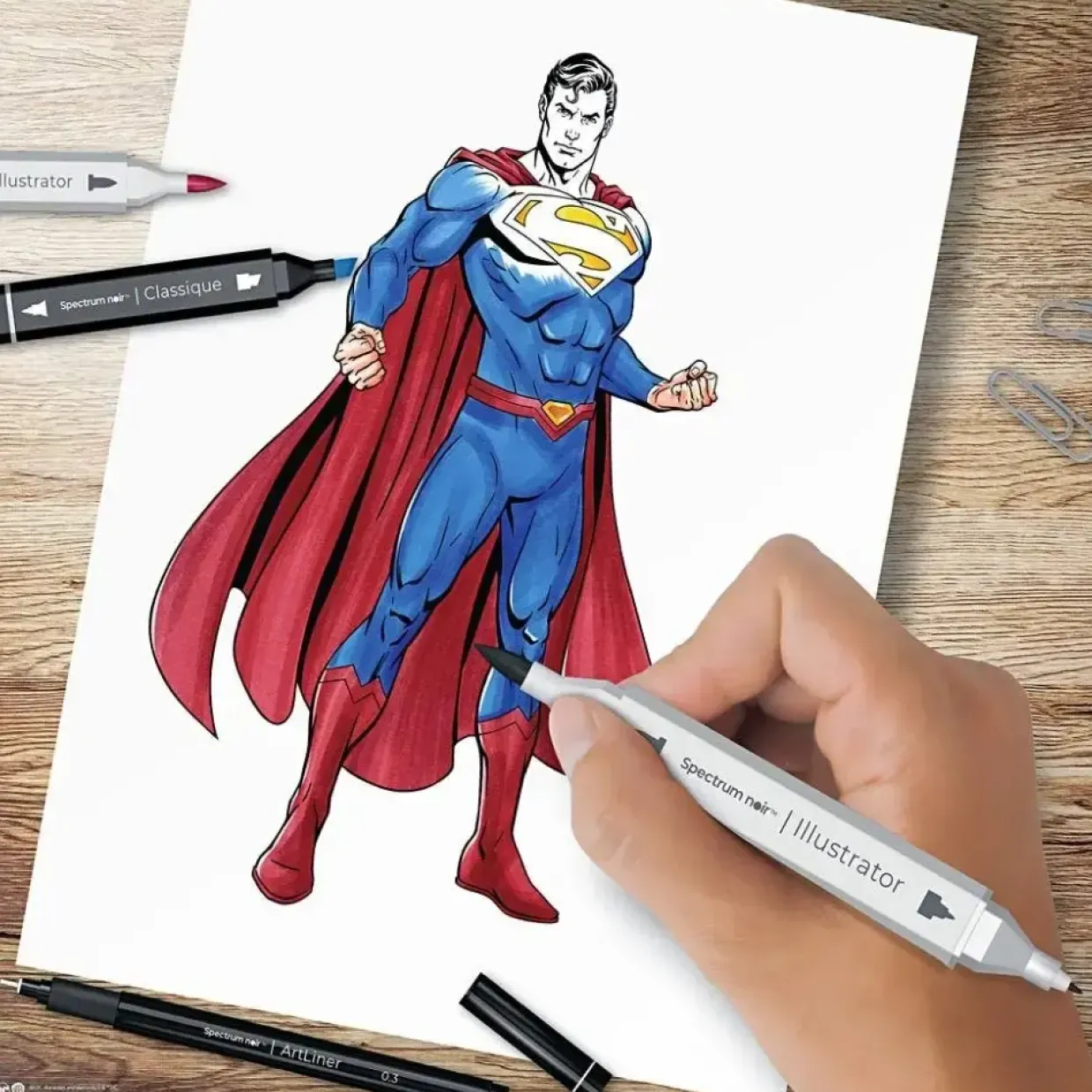 DIY Kit Illustration Superman ass. farver