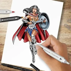DIY Kit Illustration Wonder Woman ass. farver