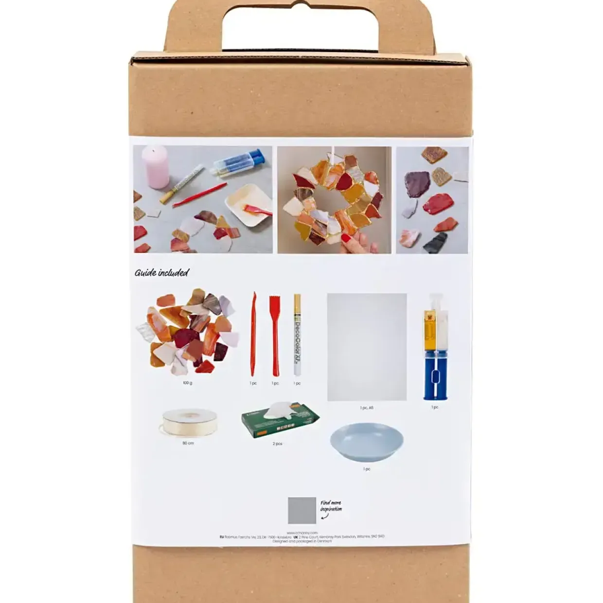 DIY Kit Kintsugi, Ophæng, ass. farver - 1 pk