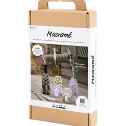 DIY Kit Macramé Glasdekoration