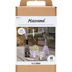 DIY Kit Macramé Glasdekoration