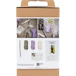 DIY Kit Macramé Glasdekoration