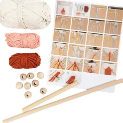 DIY Kit Macramé vægdekoration