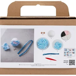DIY Kit Mini Modellering Monster Bobby lys blå