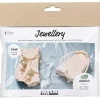 DIY Kit Mini Smykker Aventurinmix armbånd og øreringe