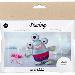 DIY Kit Mini Syning Filtmonster ass. farver