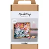 DIY Kit Modellering, Blomster, pastelfarver - 1 pk