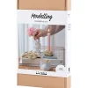 DIY Kit Modellering | Vaser og lysestager, beige, elfenben, råhvid | 1 pk.