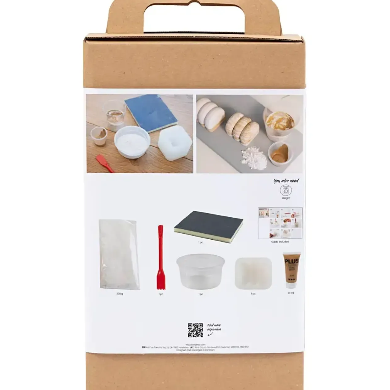 DIY Kit Resin Støbning, Skulptur, beige, off white