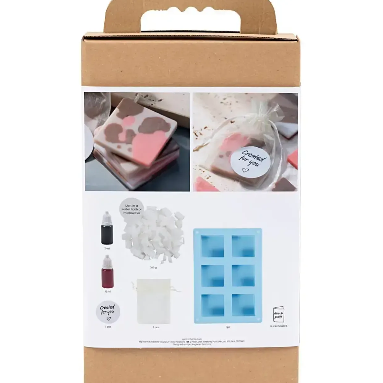 DIY Kit Sæbefremstilling | firkanter | 1 pk.