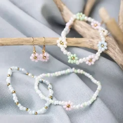 DIY Kit smykker elastikarmbånd og ørering