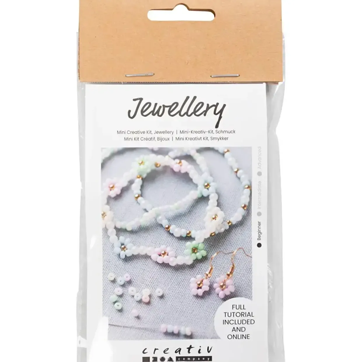 DIY Kit smykker elastikarmbånd og ørering