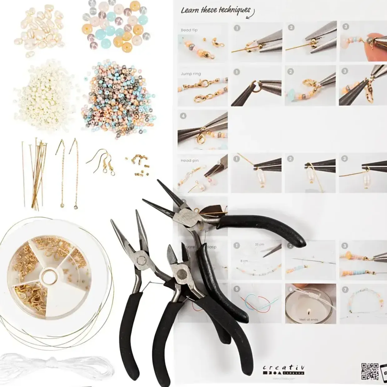 DIY Kit smykker klassiske perler