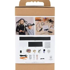 DIY Kit Spooky Accessories, Udklædning og smykker, halloweenfarver, 1 pk.