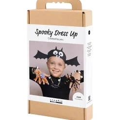 DIY Kit Spooky Accessories, Udklædning og smykker, halloweenfarver, 1 pk.