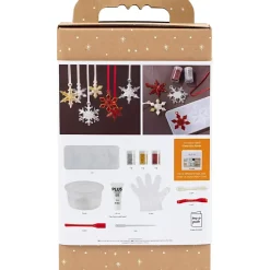 DIY Kit Støbning, Snefnug, 1 pk.