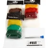 Diy kit til nålefiltning af billeder 20 personer 1 sæt